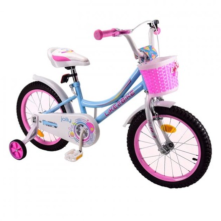 Велосипед детский Like2Bike Jolly 14 дюймов голубой (211408)