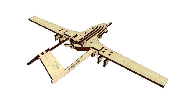 3D пазли PAZLY дерев'яний конструктор Байрактар (UPZ-002)