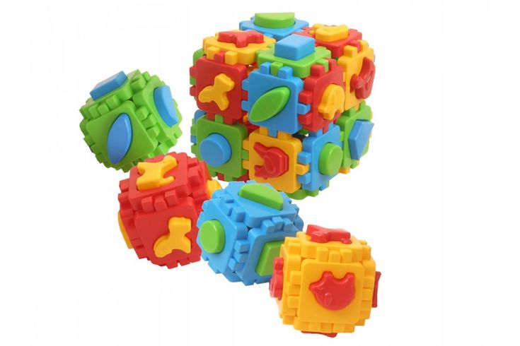 Игрушка развивающая ТехноК Умный малыш куб-логика 48 эл (TH2018)