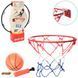 Баскетбольное кольцо Sport Set с набором мяча, насоса, сетки d-25 см черное (MR0170BC)