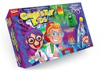 Набір дослідів Danko Toys Chemistry Kids 10 дослідів (CHK-01-01U)