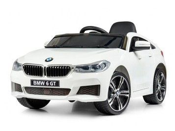 Электромобиль BMW с пультом Д/У, дверцы открывается со светло-звуковыми эффектами белая (JJ2164EBLR-1)