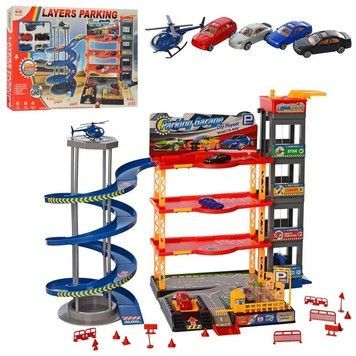 Игрушечный набор гараж-паркинг Layers Parkong 4 этажа, с транспортом (92148)