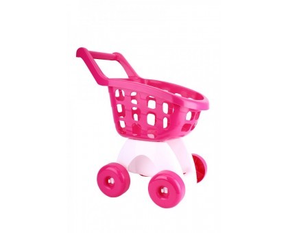 Игрушка детская ТехноК Тележка для супермаркета бело-розовая (8249)