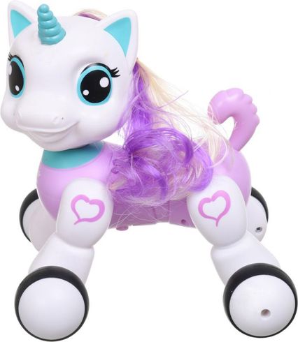 Игрушка детская сенсорная пони-интерактивная 15см фиолетовая (РКБН1089AVL)
