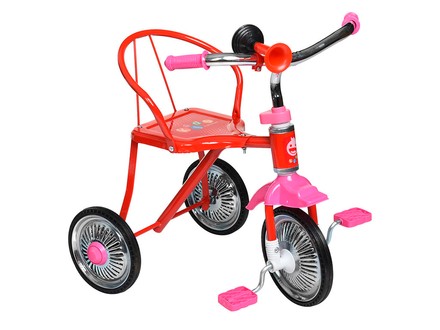 Велосипед дитячий триколісний сталевий червоний (701-2RD)