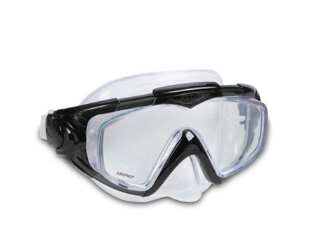 Маска для плавання INTEX Silicone Aqua Pro Masks чорна (55981BC)