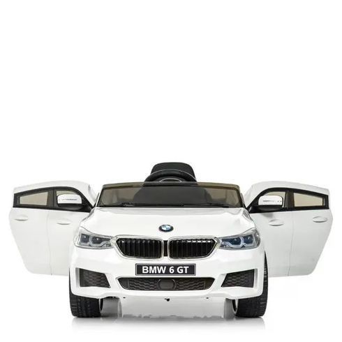 Электромобиль BMW с пультом Д/У, дверцы открывается со светло-звуковыми эффектами белая (JJ2164EBLR-1)