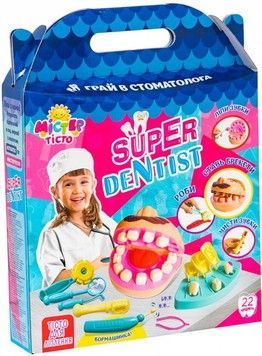 Набор для лепки Стратег Мистер тесто - Super Dentist 28 эл. (71407)