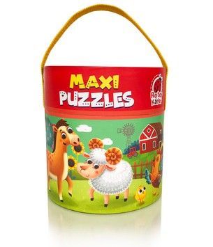 Пазл Vladi toys навчальна гра 2 в 1 Maxi Puzzles Ферма 48+15 елементів (RK1080-01)
