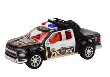 Машинка Police пикап инерционная черная (1-B-8-ABC)
