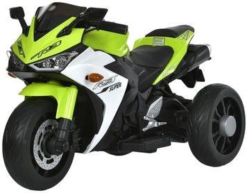 Електромотоцикл Yamaha R3 Super трицикл із світло-звуковими ефектами зелений (M6329EL-5)
