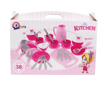 Іграшка дитяча ТехноК Кухонний набір 4 рожевий (TH3275)