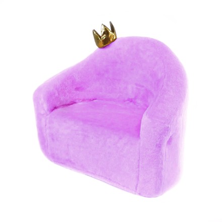 Дитяче крісло Zolushka Принцеса 50см фіолетове (ZL450)