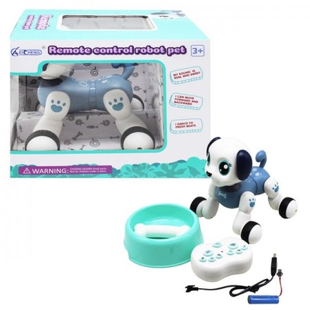 Іграшка дитяча Aei Cheng Собачка-робот 15см блакитна (РКБН1090ABL)