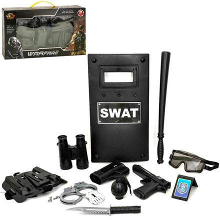 Игровой набор амуниции спецподразделения SWAT 11 предметов (JL666-1)