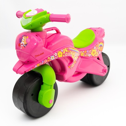 Каталка-толокар DOLONI Музыкальный мотоцикл Фламинго (0139/65)