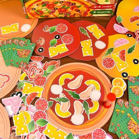 Гра настільна Strateg Юний Pizza Шеф (30781)