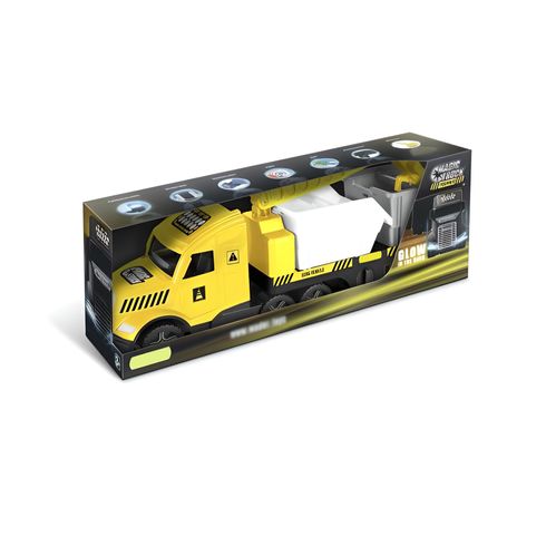 Іграшка дитяча Magic Truck Technic Вантажівка з будівельними контейнерами (36470)