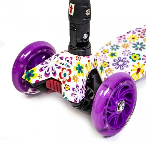 Самокат детский Scale Sport Scooter Maxi Цветы складной (1523703342)