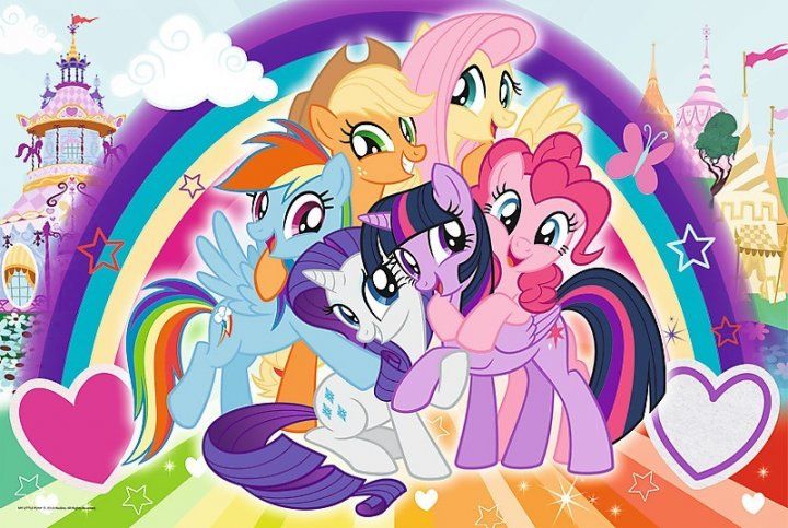 Пазлы Trefl Счастливые Пони Hasbro My Little Pony 24шт.MAXI (14269)