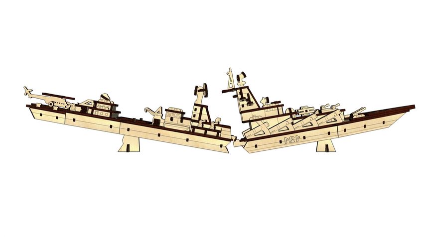 3D пазли PAZLY дерев'яний конструктор Масква, яку ми любимо (UPZ-007)