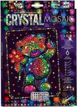 Набор для творчества Danko Toys CRYSTAL MOSAIC Мишка (CRM-01-05)