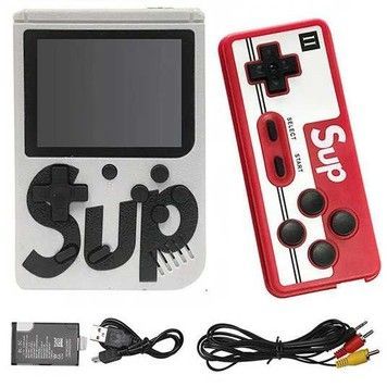 Игровая приставка Sup Game box 400 в 1 с джойстиком белая (Sup400-1)