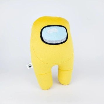 Мягкая игрушка Weber Toys космонавт Among Us 20 см жёлтый (WT6673)