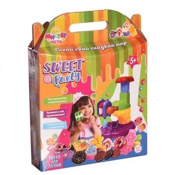 Набор для лепки Стратег Мистер тесто Sweet party 40 эл. (71205)