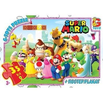 Пазли G-Toys Супер Маріо 35 ел (MAR02)
