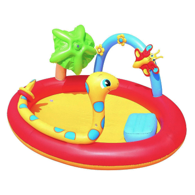 Басейн дитячий надувний Bestway ігровий з душем Удавчик 193x150x89см (53026)