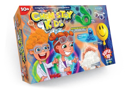 Набір дослідів Danko Toys Chemistry Kids 10 дослідів (CHK-01-03U)
