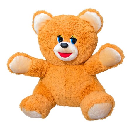 Мягкая игрушка Zolushka Медведь Умка травка 48см рыжий (ZL1081)