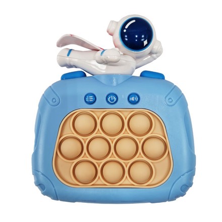 Іграшка дитяча антистрес Pop It електронний Космонавт блакитна(1808-222BL)