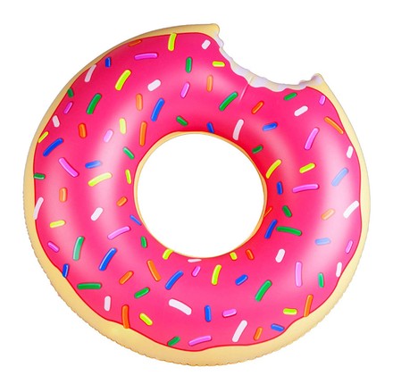 Коло надувне для плавання Пончик рожевий 80 см (KB256425VL)