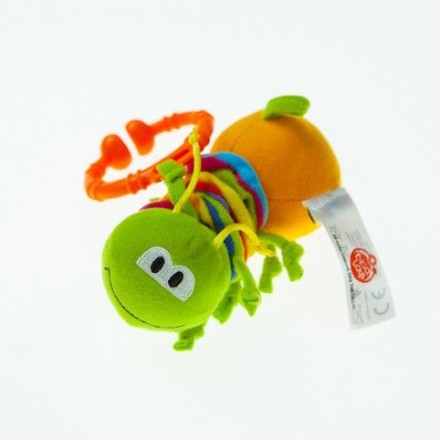 Підвіска м'яка Biba Toys з вібрацією Життерадісна гусінь (DS993)