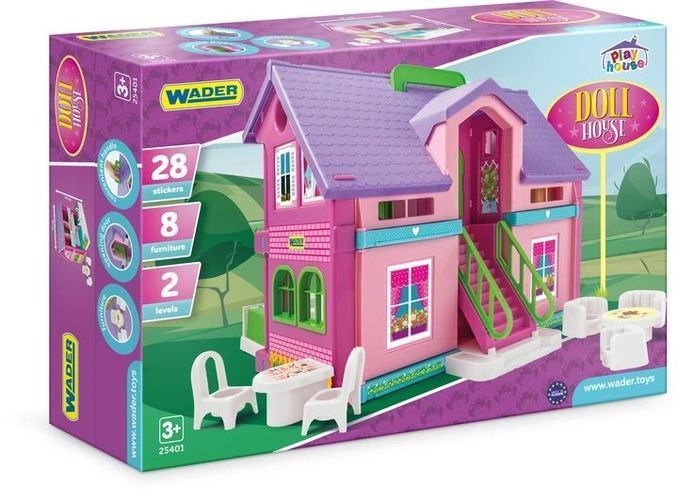 Ляльковий будиночок Wader з меблями (25401)