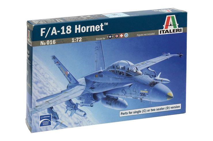 Сборная модель ITALERI F/A-18 Hornet 1:72 (IT016)