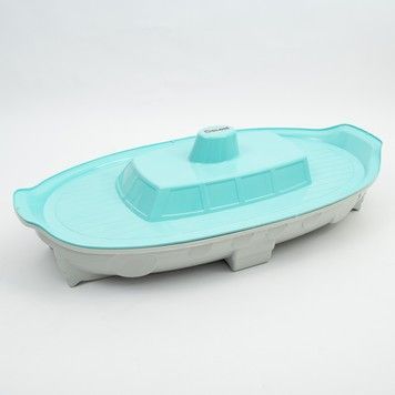 Пісочниця DOLONI Кораблик блакитний 140х72х40 см (03355/4)
