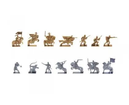 Набір ігрових фігурок ТехноК Середньовічні воїни 14шт (TH4272)