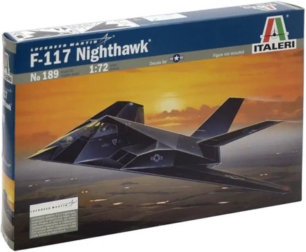 Збірна модель ITALERI F-117 NIGHTHAWK 1:72 (IT189)