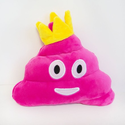 Мягкая игрушка Weber Toys смайлик emoji Принцесса какашка 16см (WT614)