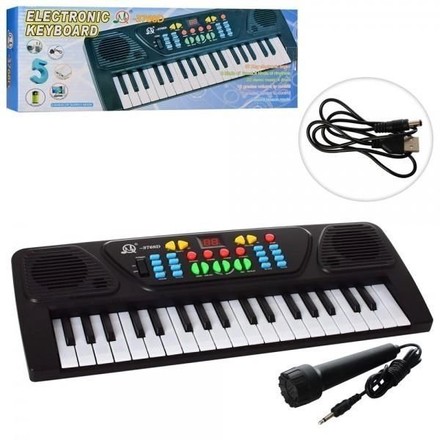 Дитячий навчальний синтезатор  37 клавіш з мікрофоном (MQ-3768D)