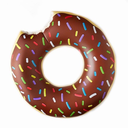 Коло надувне для плавання Пончик шоколадний 80 см (KB256425BR)