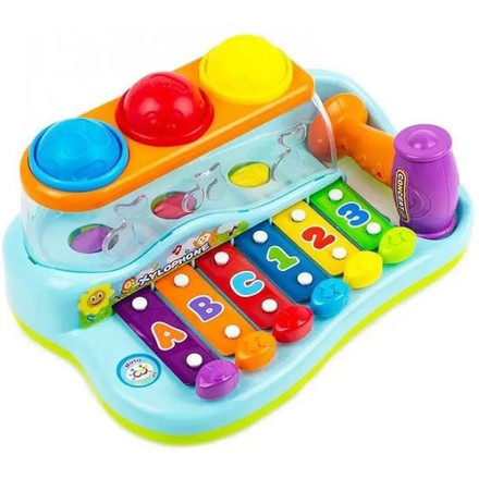 Дитяча іграшка Limo Toy ксилофон з молотком (9199)