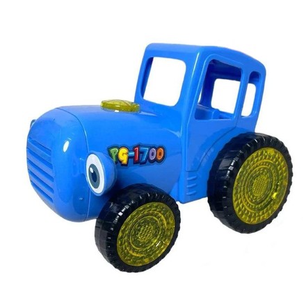 Игрушка-каталка Синий трактор прицеп с кабелем (KB72591CB)