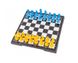 Настольная игра ТехноК Шахматы 2 в 1 желто-голубые (TH9055)