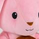 Мягкая игрушка KidsQo Зайчик Хрумтик 22см розовый  (KD724)