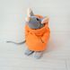 Мягкая игрушка Kidsqo Мышонок Сниффи 15cм серый с оранжевым (KD175)